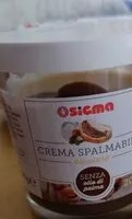 Mängden socker i Crema spalmabile bicolore