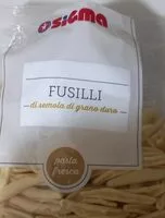 Mängden socker i Fusilli