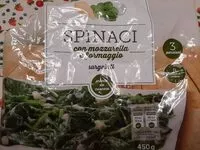 Mängden socker i Spinaci con mozzarella e formaggio
