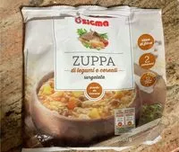 Mängden socker i Zuppa di legumi e cereali