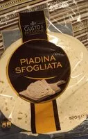 Mängden socker i Piadina sfogliata