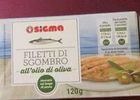 Mängden socker i Filetti di sgombro