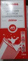 Mängden socker i Latte utile a lunga conservazione intero