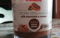 Mängden socker i Crema spalmabile nocciole e cacao