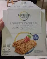 Mängden socker i barrette di cereali con mirtilli rossi