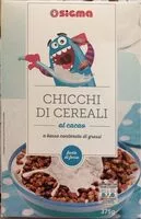 Mängden socker i Chicchi di cereali al cacao