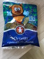 Mängden socker i Orsetti al gusto di Frutti Assortiti