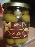 Mängden socker i olive verdi bella di cerignola
