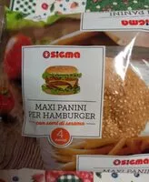 Mängden socker i Maxi Panini per Hamburger con Sesamo