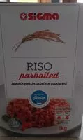 Mängden socker i Riso parboiled