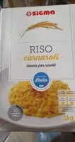 Mängden socker i Riso carnaroli