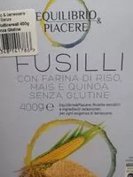 Mängden socker i Fusilli multicereali senza glutine