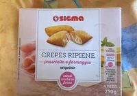 Mängden socker i Crepes ripiene