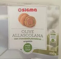 Mängden socker i Olive all'ascolana