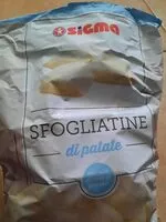 Mängden socker i Sfogliatine di patate