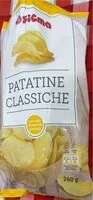 Mängden socker i Patatine classiche