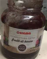 Mängden socker i Confettura Extra feutti di bosco