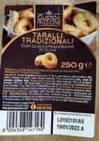Mängden socker i Taralli tradizionali