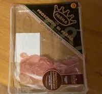 Mängden socker i Prosciutto di parma