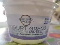 Mängden socker i Yogurt greco magro ai mirtilli