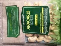 Mängden socker i Anacardi sgusciati