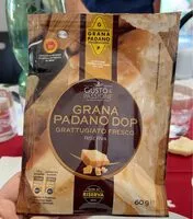 Mängden socker i Grana padano dop grattuggiato fresco