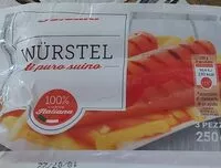Mängden socker i Würstel