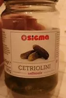 Mängden socker i cetriolini sottaceto