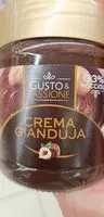 Mängden socker i Crema gianduja