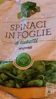 Mängden socker i Spinaci in foglie