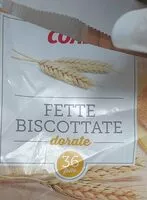 Mängden socker i Fette biscottate dorate