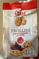 Mängden socker i frollini gocce di cioccolato