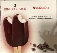 Mängden socker i Gelato al gusto di panna con copertura al cioccolati fondente