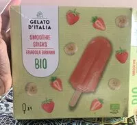 Mängden socker i Smoothie sticks - fragola banana