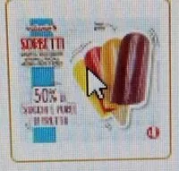 Mängden socker i Sorbetti su stesso assortiti