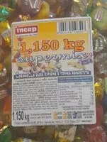 Mängden socker i Caramelle dure ripiene supermix