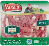 Mängden socker i Sticks speck alto adige IGP