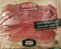 Mängden socker i Südtiroler Speck g.g.A.