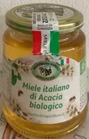 Mängden socker i Miele italiano di Acacia biologico