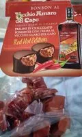 Mängden socker i Bon bon cioccolato fondente red hot edition