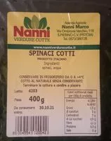 Mängden socker i Spinaci cotti