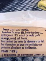 Mängden socker i Grissini stirati torinesi