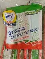 Mängden socker i Grissini stirati torinesi