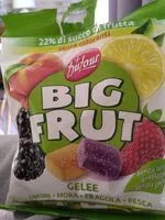 Mängden socker i Big frut