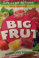 Mängden socker i Big frut