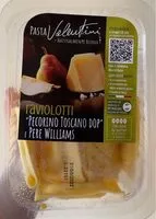 Mängden socker i Raviolotti pecorino toscano DOP e pere williams