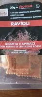 Mängden socker i Ravioli proteici