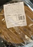 Mängden socker i Panettone miele e noci