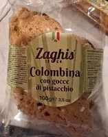 Mängden socker i Colomba con gocied di pistacchio