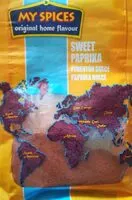 Mängden socker i Sweet paprika